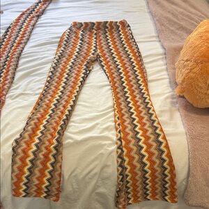 Princess Polly Multicolor Zigzag Flare Pants